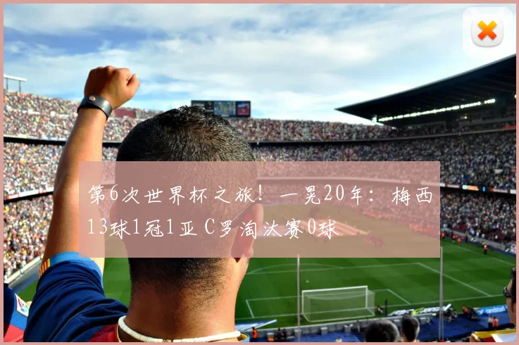 第6次世界杯之旅！一晃20年：梅西13球1冠1亚 C罗淘汰赛0球
